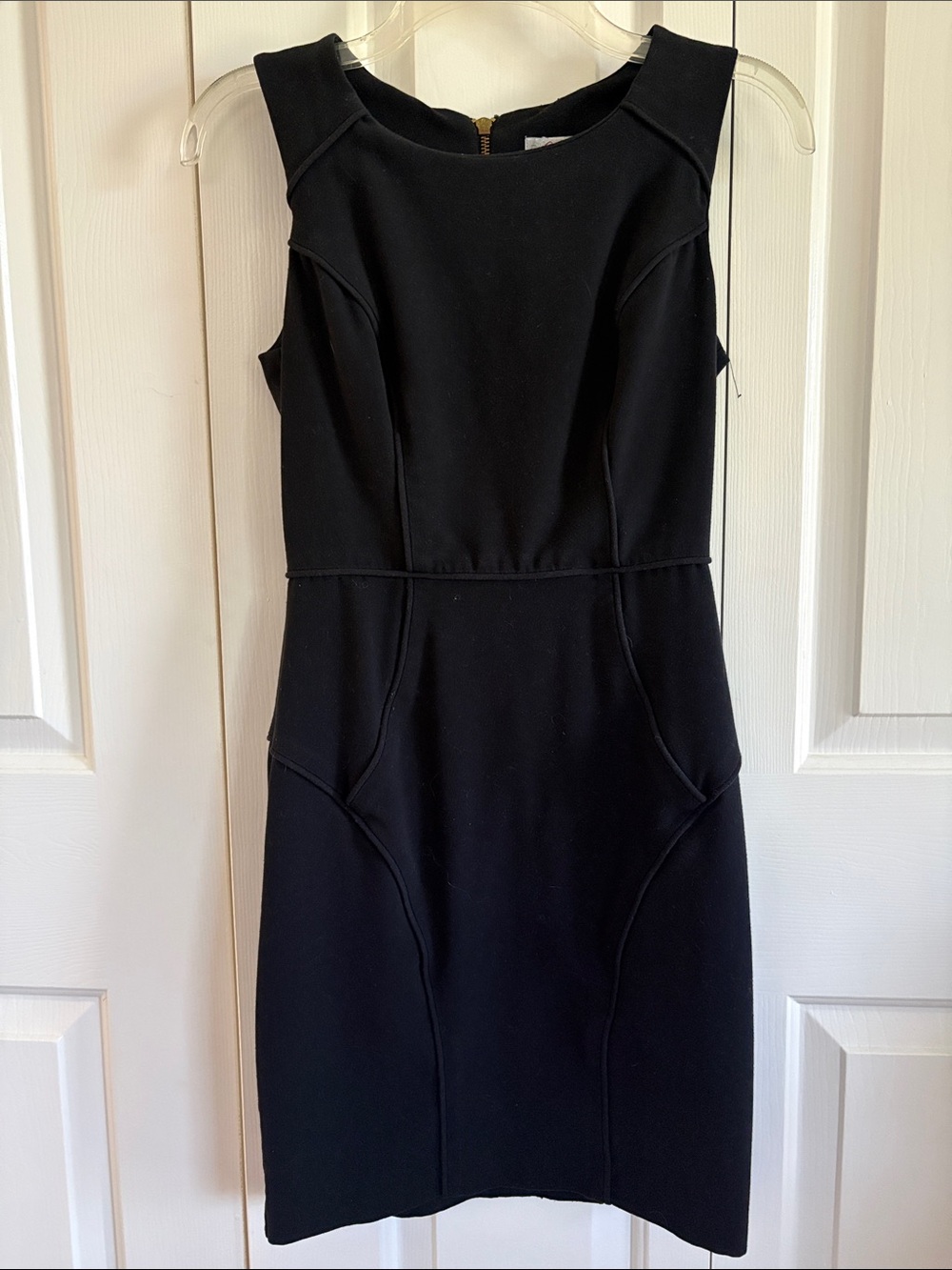 Candie's Black Sculpted Sheath Dress